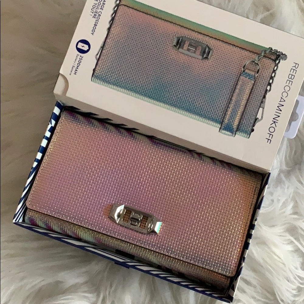 Rebecca Minkoff Holographic Charger Crossbody - Picture 7 of 8